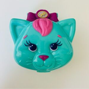 BlueBird Polly Pocket Vintage 1993 Polly’s Cuddly Kitty Compact Missing Bed